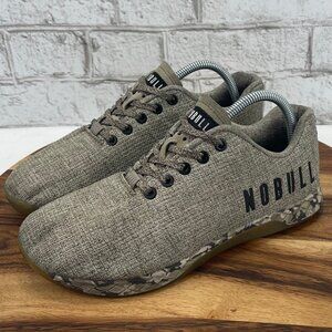 Nobull Unisex Mens 8 Womens 9.5 Project Earth Heather Brown Camo Trainers Shoes